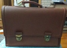 DDR Ledertasche Arbeitstasche Ranzen GDR Alt 