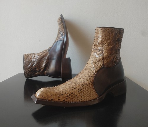Shoto stiefel braun python - stiefel,