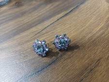 Konplott, Ohrringe, Ohrstecker, Duchess, Lila, Grau