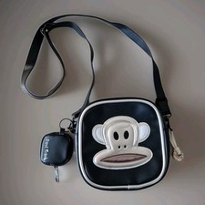 Paul Frank Handtasche Affen Schwarz-Weiß Neu