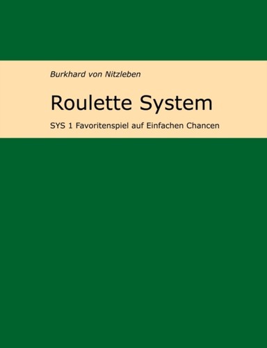 Nitzleben roulette system - system, 1