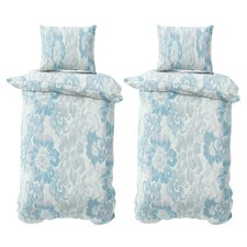 Biber Bettwäsche Baumwolle Winter Garnitur Set kuschelige Feinbiber Bettbezug