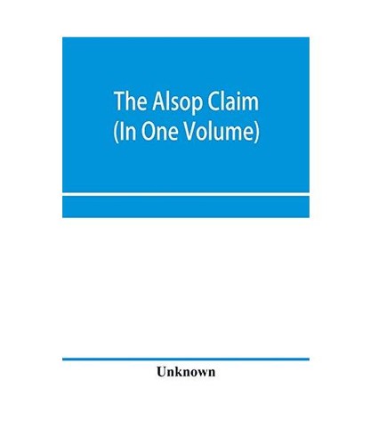 The alsop claim appendix to - alsop,