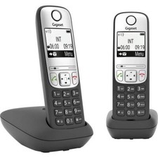 Gigaset A690 Duo DECT Schnurloses Telefon analog Freisprechen, mit Basis,
