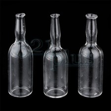 3 Miniatur Glasflaschen Bar