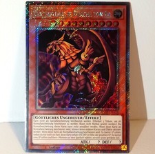Yugioh Karte Der Geflügelte Drache Von Ra Platinum Secret Rare RA04-DE118 DE NM 