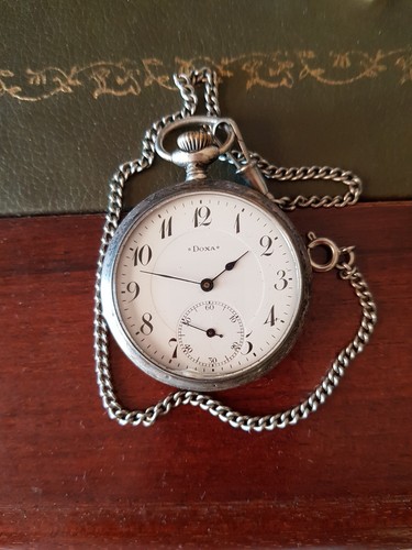Taschenuhr doxa silber 800 - taschenuhr,
