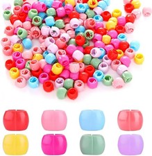 Bunte Haarperlen zum, 100