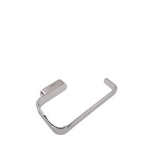 Lenz Toilettenpapierhalter Badzubehör Aura Chrom Glänzend modernes Design elegan