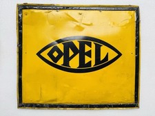 Blechschild Opel Fahrräder - 65x55cm - Original um 1930 - kein Emailschild
