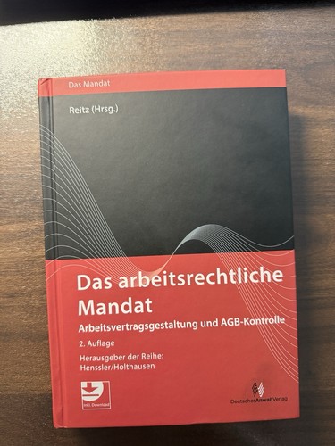 Das arbeitsrechtliche mandat - arbeitsrechtliche,