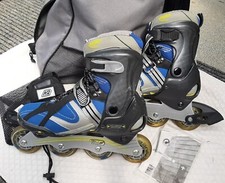 Crazy Creek Inline Skates Gr. 42 ABEC7 Alum.Frame gebraucht incl.Tasche+Handsch.