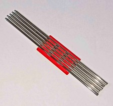 5 x Fischertechnik Metallachse 180mm mit Stift und Buchse, 31309, Halter 31081