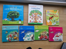 TING Bücher Mein erster Enzyklopädie Pferde Kinder Brockhaus Tiere Liederfibel