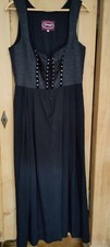 Grasegger Langes Dirndl Gr. 40 schwarz Gastro