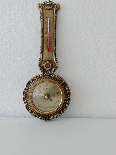 Wandthermometer und barometer - und,