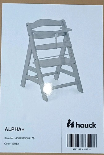 Hauck alpha hochstuhl - hauck, –