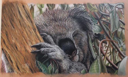 Original pastel painting - original,