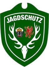 Autoschild 5 Stück Jagdschutz