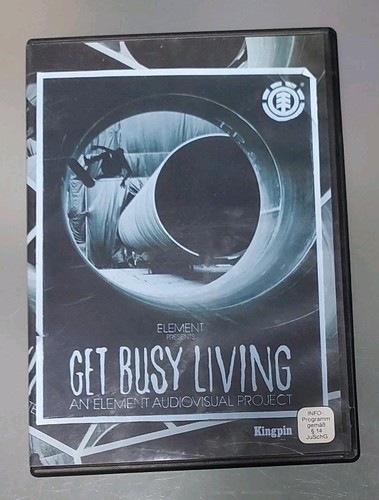 Dvd get busy living - dvd, skateboard