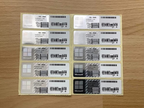 10x windows pro - key, oem