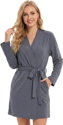 U2skiin damen bademantel kurz - u2skiin,