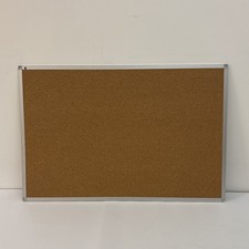 Pinnwandtafeln braun mit Rahmen 60cm x 90cm B-Ware