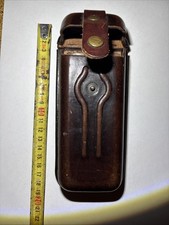 Vintage leder gürteltasche - leder,