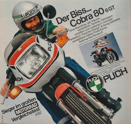Puch cobra reklame - puch,