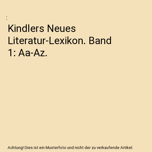 Kindlers neues - kindlers,
