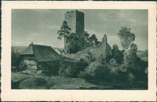 Ansichtskarte Königsfeld Ruine Waldau 1935  (Nr.929)