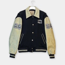 Cordon Athletic Collegejacke Herren Gr. L Schwarz/beige Vintage Streetwear