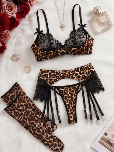 Teiliges leoparden muster - leoparden,