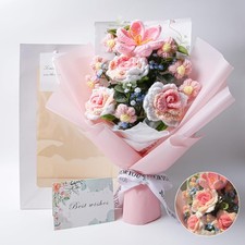 Gehäkelter Blumenstrauß