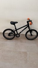 KUbikes 16L MTB  16 Zoll Kinderfahrrad schwarz mit Klingel 
