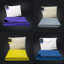 Reise Yogamatten aus Kautschuk in stylischen Farben, inkl. Yogatasche aus Leinen