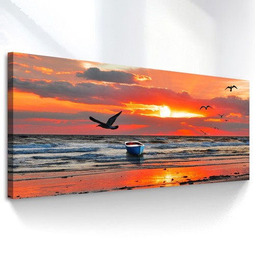 Leinwand bild sonnenuntergang - leinwand,