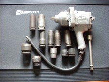 URYU Schlagschrauber, 3/4 Zoll, Made in Japan, 70er, Nusssatz+Verlängerung,