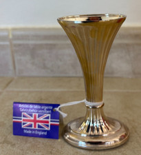  Queen Anne VASE Blumenvase - versilbert - vintage