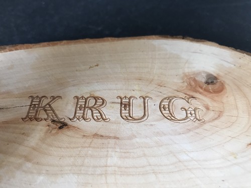 Krug champagner holz tablett - krug,