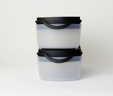 TUPPERWARE Eidgenosse Plus 2x 350ml Schwarz Trockenlagerung