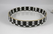 Wunsiedel Retsch Bavaria - Schale rund Ø 18 cm. schwarz / weiß Goldrand