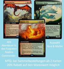 MTG Magic | AFC | Forgotten Realms: Commander | Rare & Mythic | Auswahl