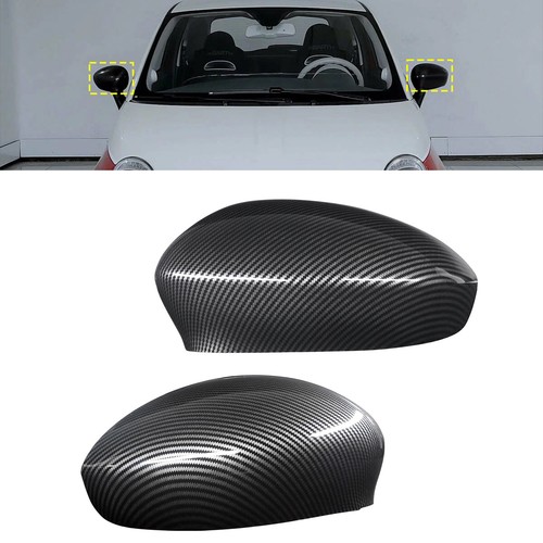 Carbon look spiegelkappen - 2x, carbon-look