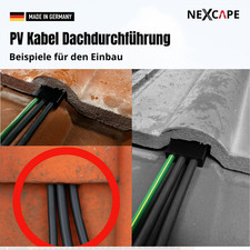 PV Kabel Dachdurchführung