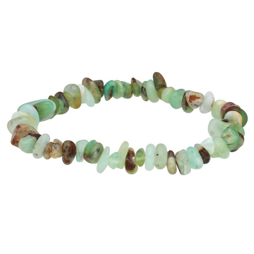 Chrysopras splitterarmband - chrysopras,