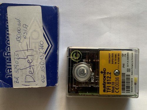 Satronic tfi 812 mod - satronic, mod.10