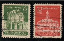 SBZ MiNr. 64/65 bA, gestempelt, tief geprüft Ströh BPP