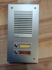 Elcom Klingel Außen, Elektronik ELA-402, Türsprechanlage, Edelstahl