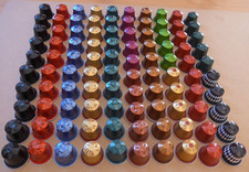 100 Nespresso Kapseln zum Basteln - leer und gereinigt - 13 Farben + SE,  SET 3